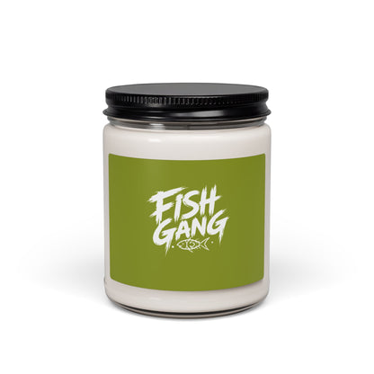 Fish Gang Illustration Candle | 9oz Soy Candle