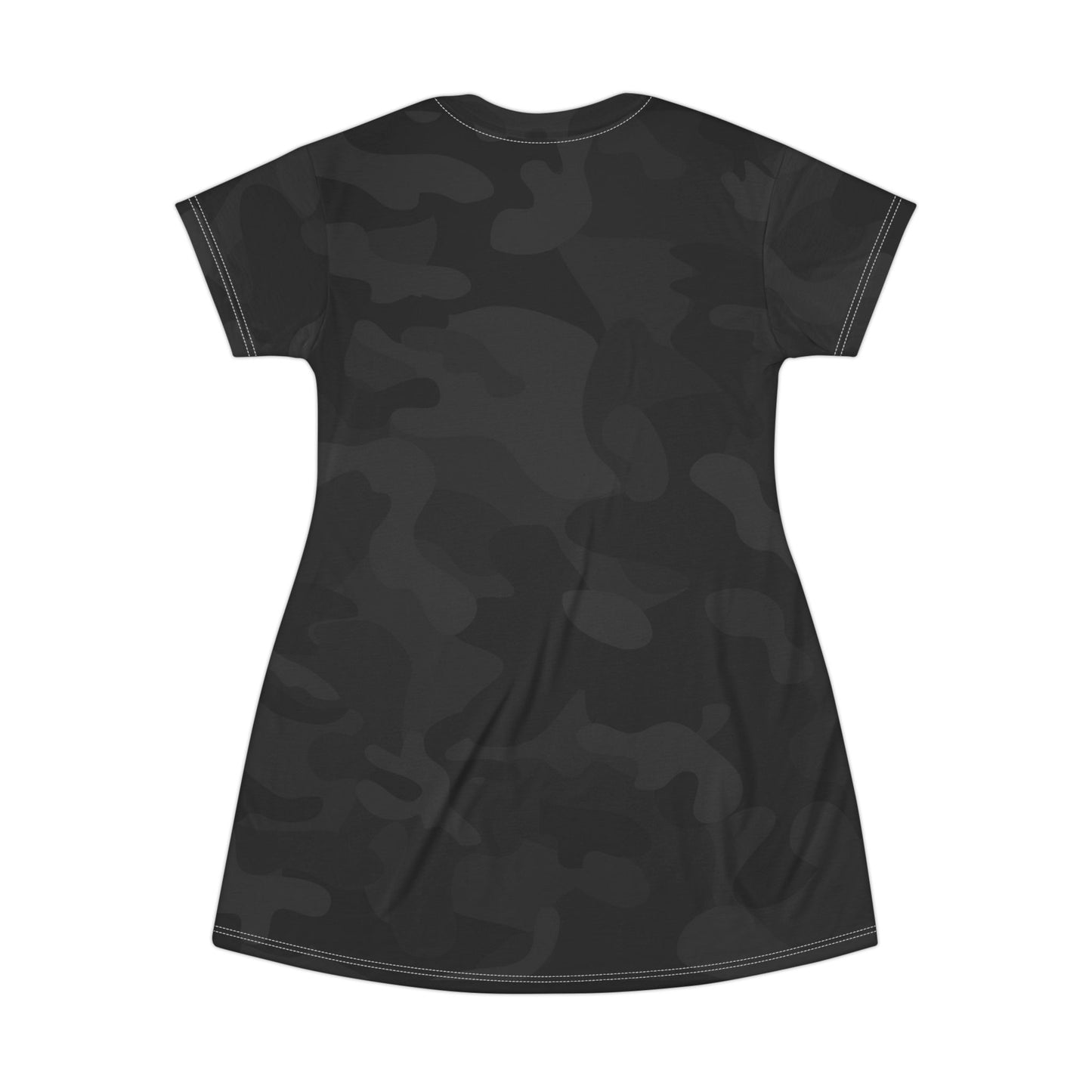 Fish Gang Logo T-Shirt Dress | Black Camo