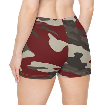 Red Camo | Fish Gang | Women's Shorts | Swim/Activewear