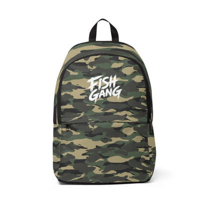 Unisex Fish Gang Backpack | Green Camo