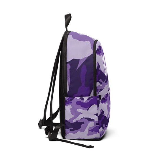 Unisex Fish Gang Backpack | Purple Camo