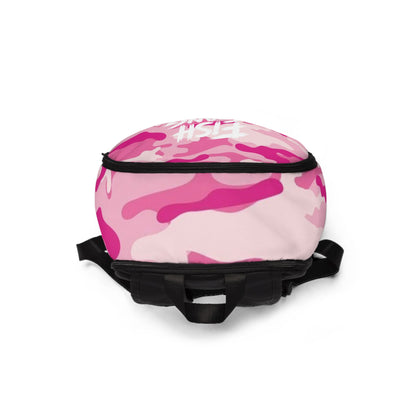 Unisex Fish Gang Backpack | Pink Camo